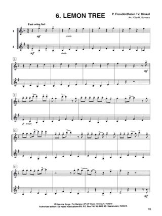 Pop & go, 12 duette - music box - Partition - Flûte traversière